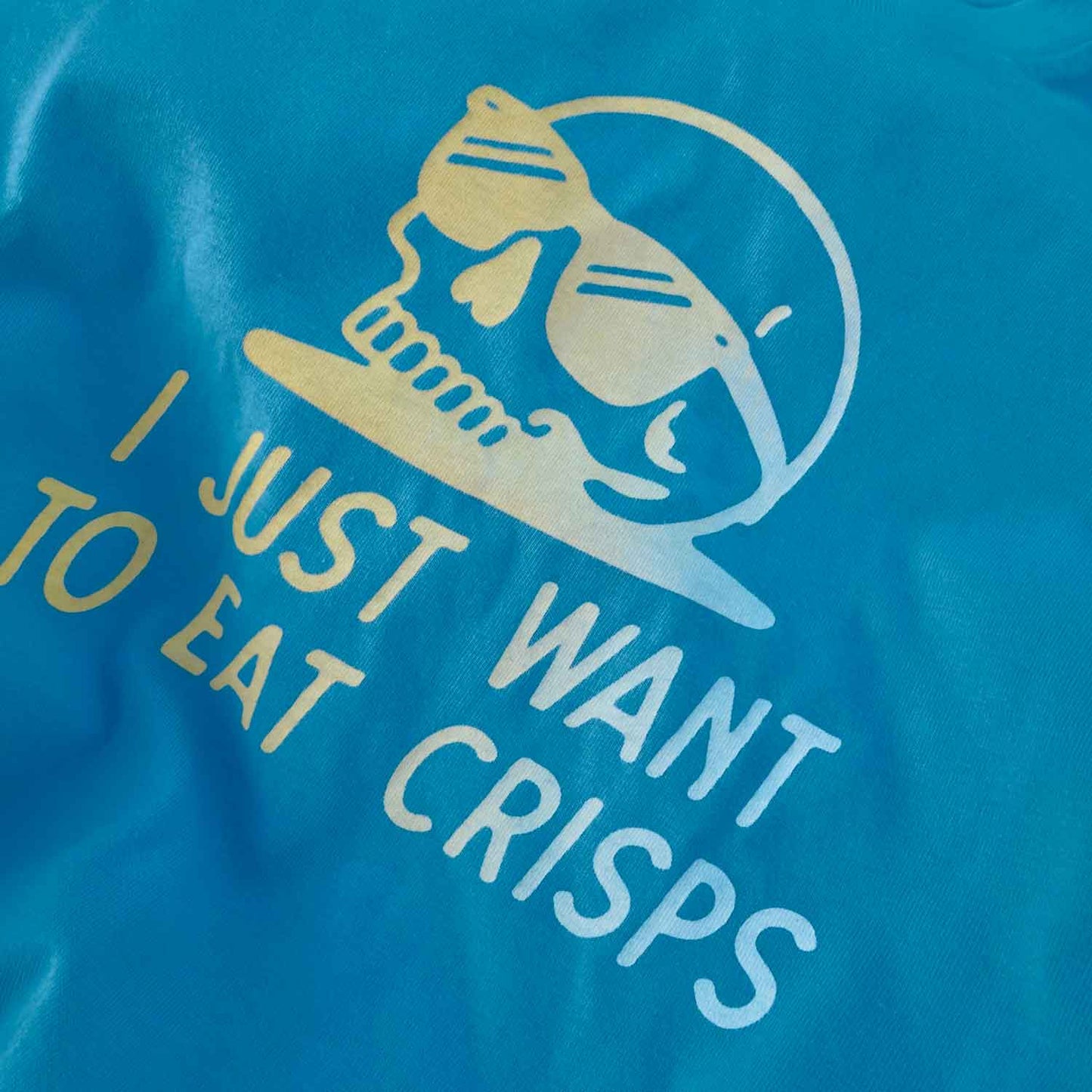 I JUST WANT TO EAT CRISPS - KIDS TEE