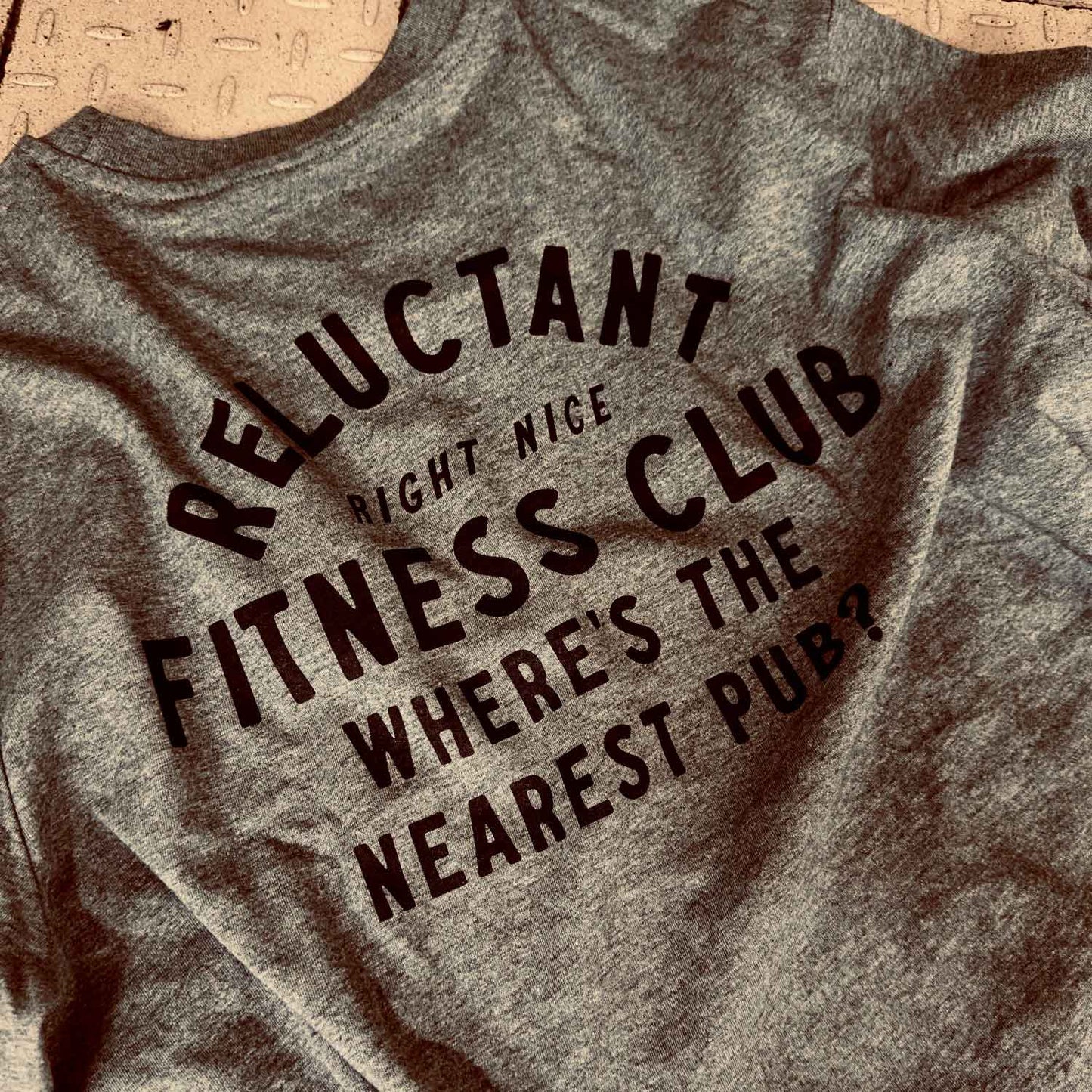 RELUCTANT FITNESS CLUB - T-SHIRT