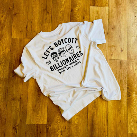 BOYCOTT BILLIONAIRES - T-SHIRT